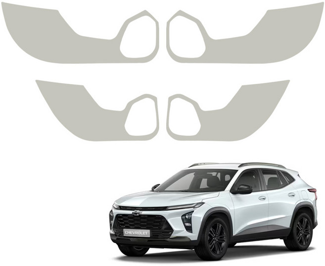 메이튼 스크래치 순정 컬러 가죽 도어커버 SC, 쉐보레 트랙스 크로스오버, 웜그레이