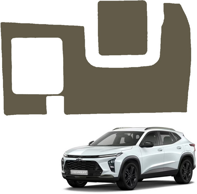 메이튼 순정 컬러 가죽 핸들하단 스크래치 커버, 쉐보레 트랙스 크로스오버, 카키