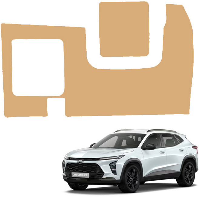 메이튼 순정 컬러 가죽 핸들하단 스크래치 커버, 쉐보레 트랙스 크로스오버, 새들브라운