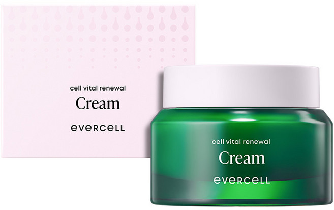 에버셀 셀바이탈 리뉴얼 크림 피부장벽케어 피부줄기세포화장품, 60g, 1개