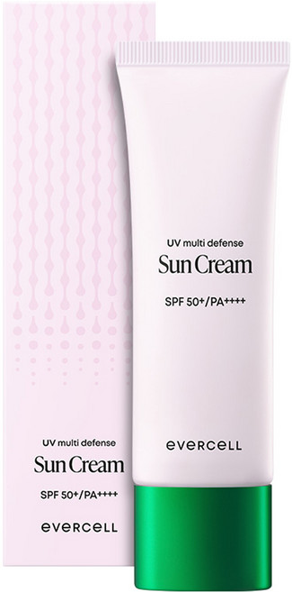 에버셀 유브이 멀티 디펜스 선크림, 45ml, 1개