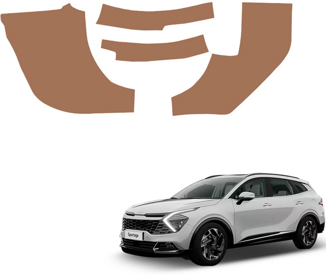 메이튼 스크래치커버 순정 컬러 가죽 카울 사이드 커버 SC C570-28, 스포티지 NQ5, 인디고브라운