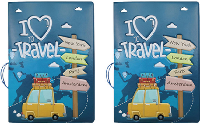 마켓감성 트립디자인 패스포트커버 자동차 2p