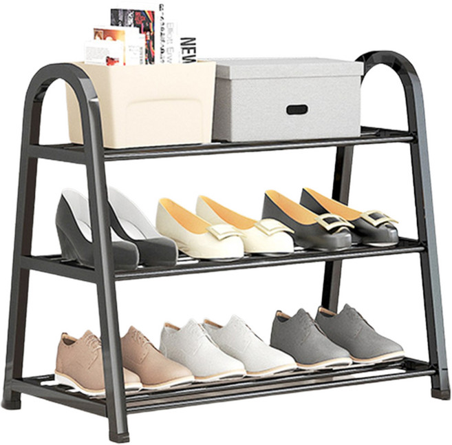 금설화 초미니 신발장, 블랙, 1개