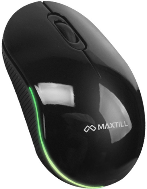 맥스틸 C타입 무소음 충전식 블루투스 무선 마우스, MO-BTM10C, 블랙