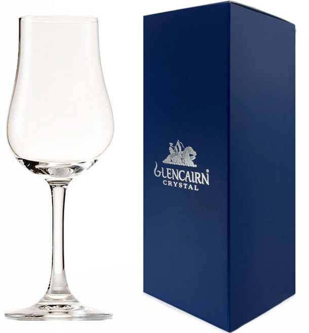 글렌캐런 슈냅스 스템 글래스 위스키 테이스팅 전용잔 + 기프트박스 세트, 1세트