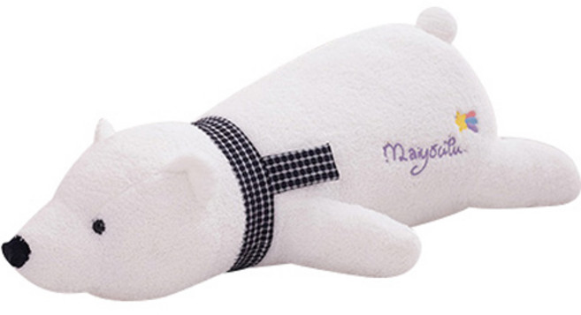 뽀글뽀글 마이버디 동물 인형 쿠션, 북극곰