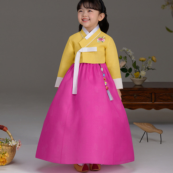 더예한복 여아용 860 예진달이 한복세트
