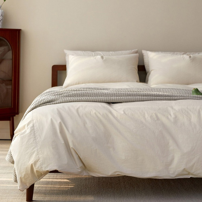 마틸라 도즈 60수 고밀도순면 이불커버, 린넨베이지