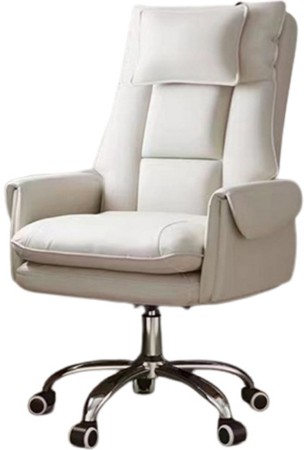 다임 사무실 편안한 컴퓨터 회전 의자, 화이트