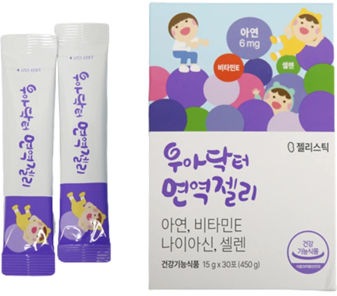 우아닥터 면역젤리 30p, 450g, 1개 - 쿠팡