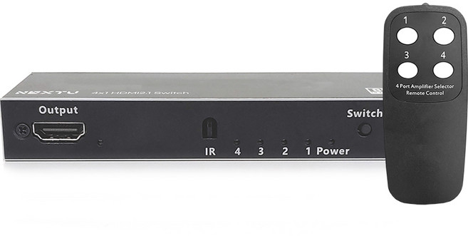넥스트유 4:1 8K 60Hz HDMI2.1 선택기, 3814SW8K, 1개