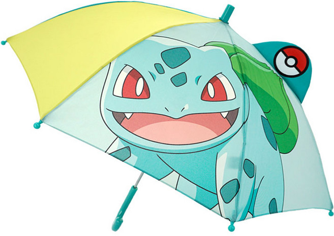 PoKeMoN 寶可夢 兒童用 47 立體雙幅轉印長柄傘 MUPMU10012
