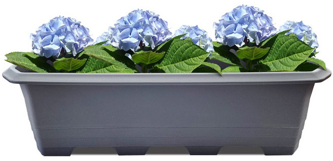 화분월드 다용도 특대형 초화박스 베이직 텃밭상자 880, 다크그레이, 1개