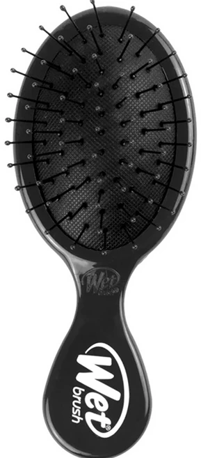 웻브러쉬미니디탱글러헤어브러쉬, 검정, 1개 - 쿠팡