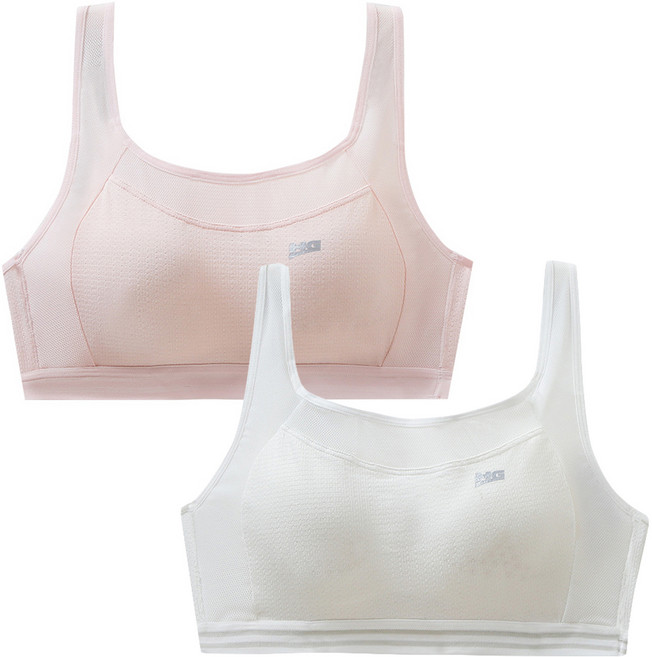 주니데이 학생 브라 메쉬 H 2종 세트