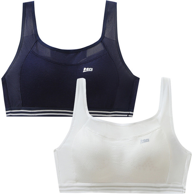 주니데이 학생 브라 메쉬 H 2종 세트