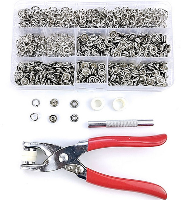 오렌스 아일렛 펀칭기 키트, 실버, 1개