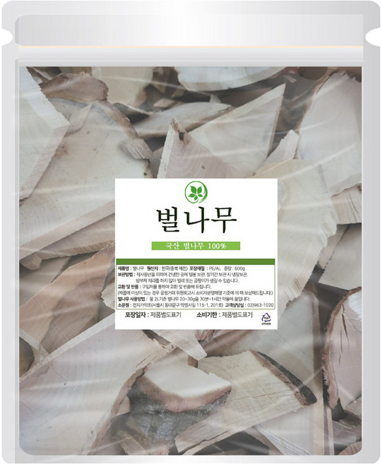 천지가약초 벌나무 굵은 가지 슬라이스, 1개