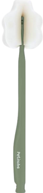 쁘띠누베 국내 제조 스펀지 젖병솔 다용도솔, 3개, 세이지 그린