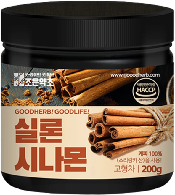 조은약초 실론 시나몬, 200g, 1개 - 쿠팡