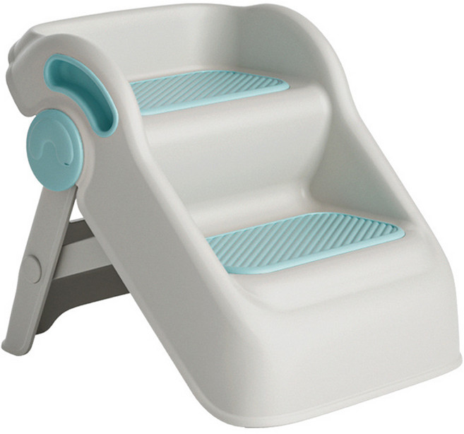 맘스아이 논슬립 접이식 다움 디딤대, 민트, 1개