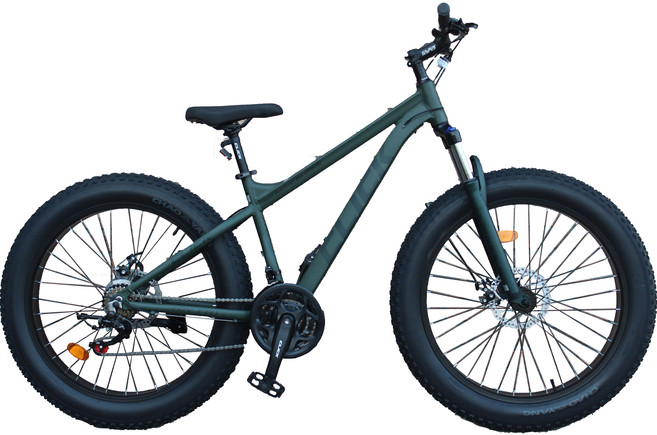 클릭 토브 팻 시마노 21단 팻바이크 (미조립배송), 카키, 170cm, 1개