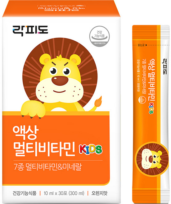 락피도 액상 멀티비타민 KIDS 30p, 300ml, 1개
