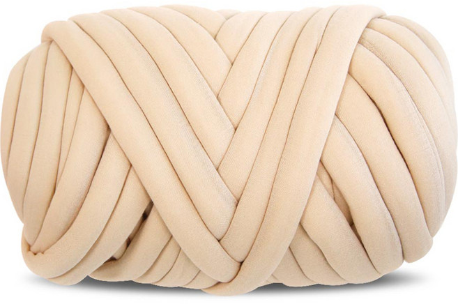 니뜨 자이언트얀 뜨개실 1kg, 04 베이지, 1개