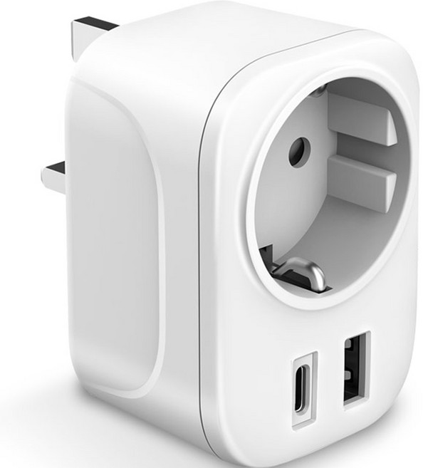 코시 영국형 여행용 어댑터 TA4089UC, 1개