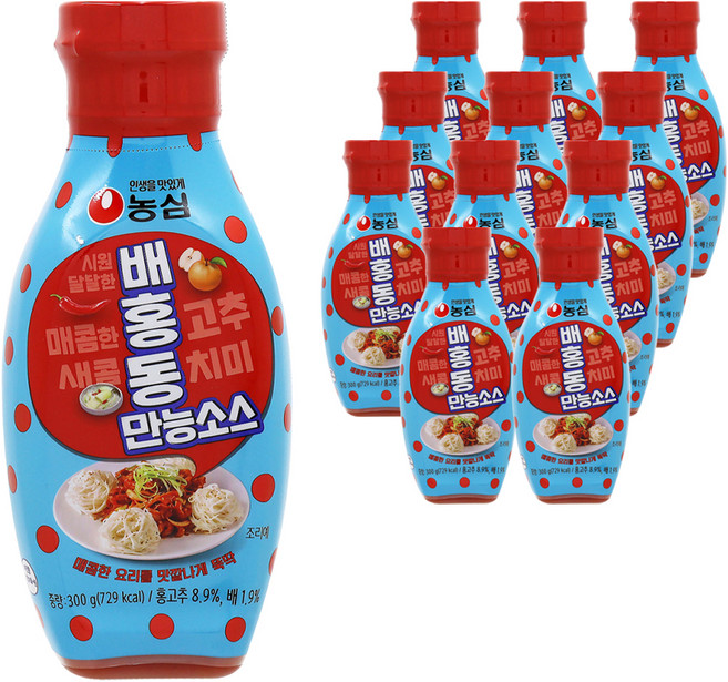 농심 배홍동 만능소스, 300g, 12개