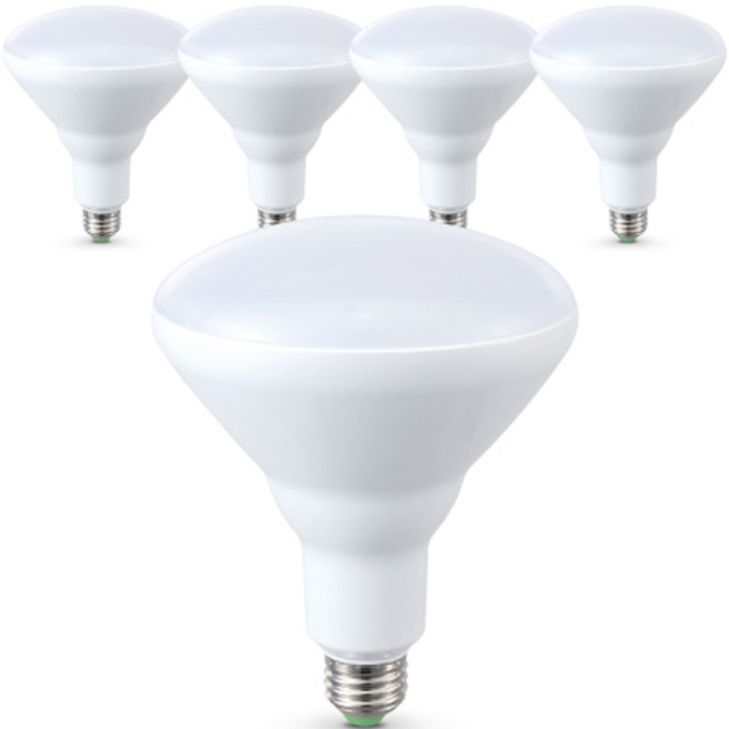 씨티오 LED 식물성장 해빛 램프 15W, 주백색, 5개