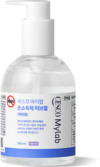 세스코 마이랩 손소독제 허브겔, 1개, 290ml