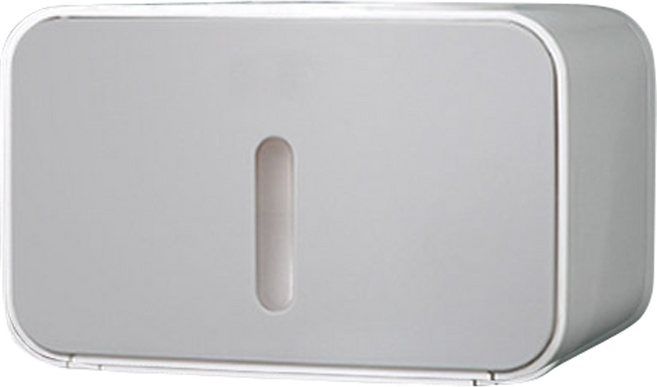 마켓플랜 원터치 무타공 휴지 걸이 케이스, 그레이, 1개