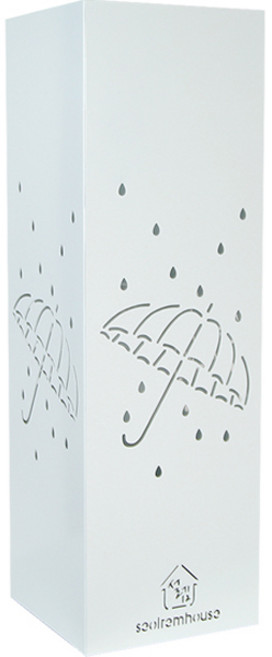 설렘하우스 철제 소낙비 우산꽂이, 화이트, 1개