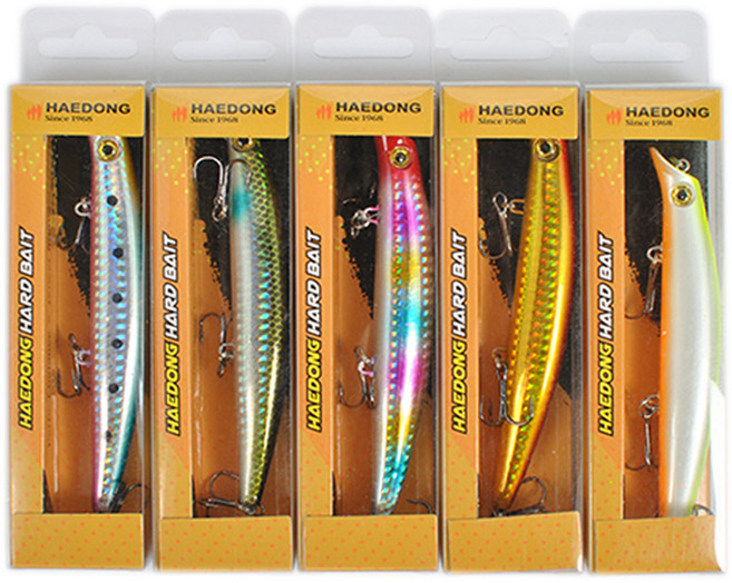 해동 닥터펜슬 루어, 랜덤 발송, 16g, 5개