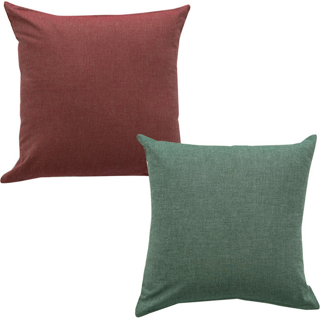 이코니하우스 선염무지 쿠션커버 2종 세트