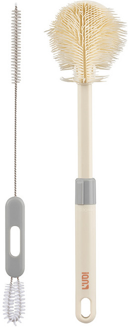 아이크나 다기능 실리콘 세척 솔 세트, 그레이, 1세트