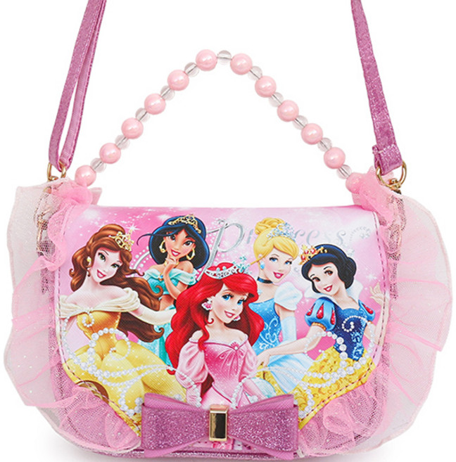 디즈니 여아용 프린세스 크로스백 진주티아라 PQ014]