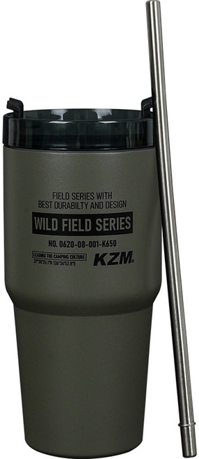 카즈미 필드 650 텀블러, 올리브 카키, 1개