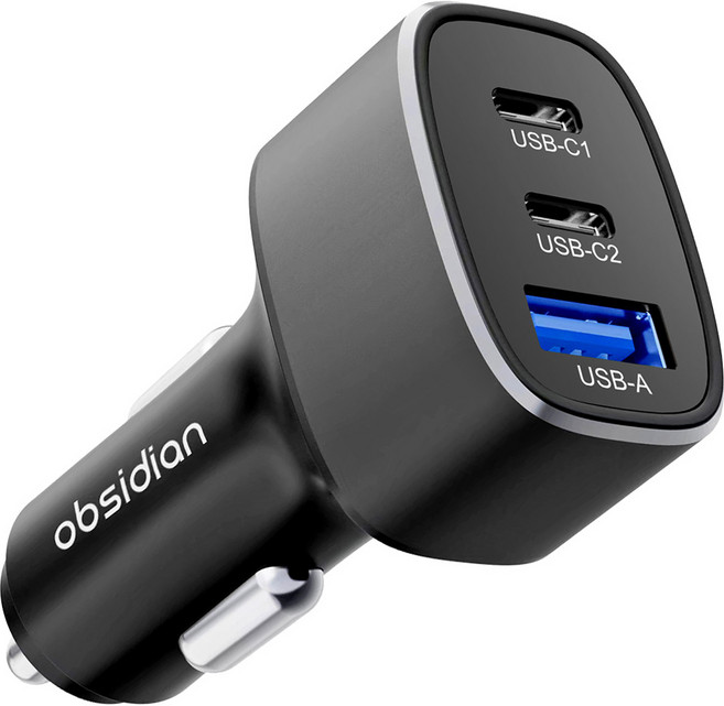 옵시디언 차량용 시거잭 초고속 USB 충전기, CT-CC68ACC, 혼합색상