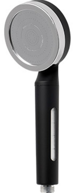 대림바스 디클린 필터샤워기 와이드형, 1개, 블랙