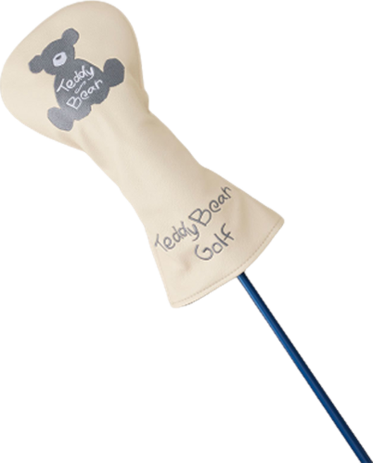 TR테디베어 캐릭터 드라이버 커버, 베이지, 1개