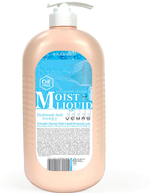 에스테소피 모이스트 리퀴드 히아루론산 바디오일, 1개, 1L