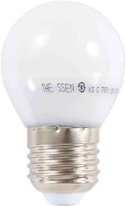THESSEN LED 인치구 5W, 전구색, 1개
