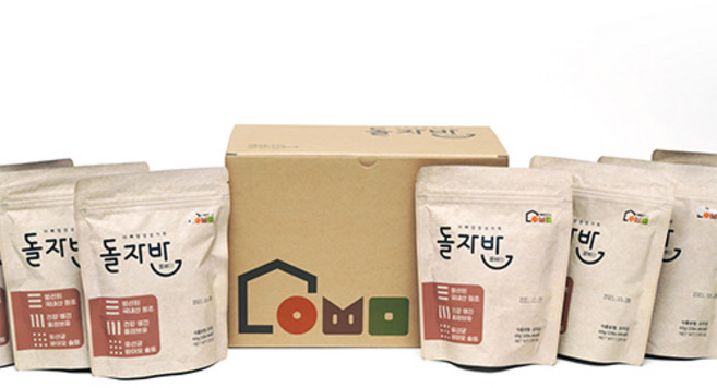 아빠맘연구소 아빠맘정성가득 돌자반 + 쇼핑백, 7개, 45g