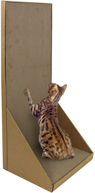 펫츠몬 고양이 벽면형 양면 B골 스크래쳐, 내츄럴, 1개