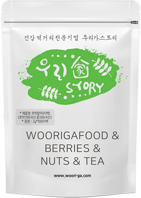 우리가스토리 호박팥차, 2g, 100개입, 1개