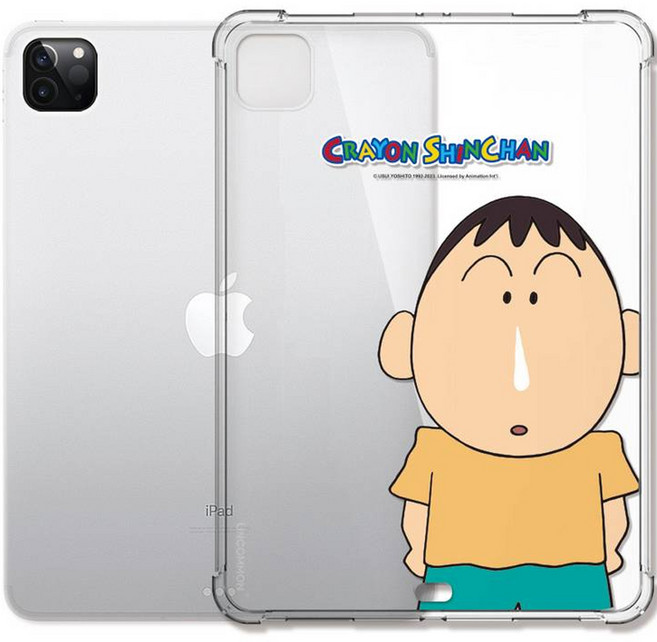 uncommon iPad 蠟筆小新 阿呆鼻涕 平板保護套 一般款, 混合色