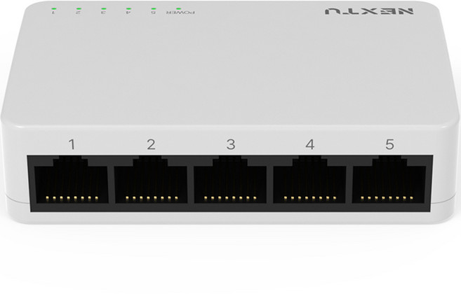 넥스트유 100Mbps 5포트 스위치 허브 MINI, NEXT-9305SH, 1개